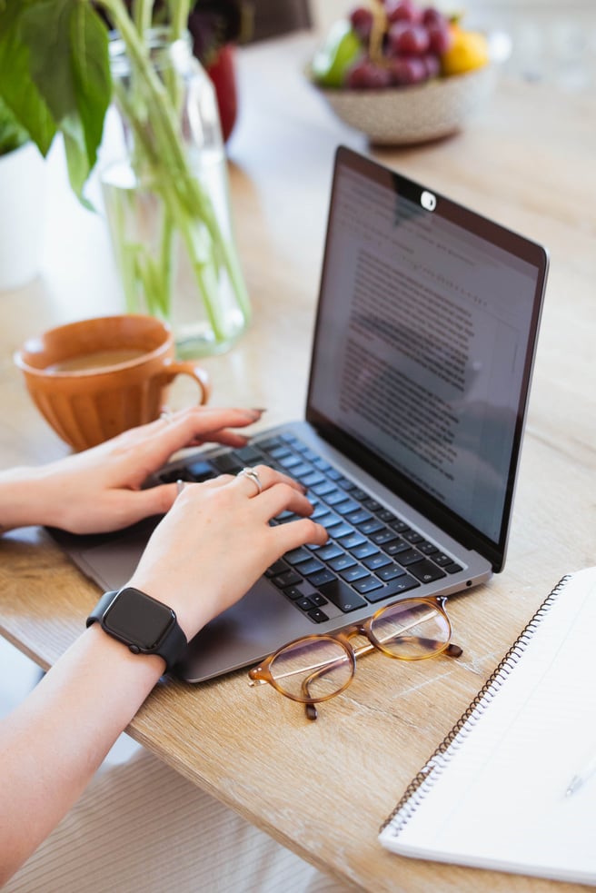 Woman Working from Home